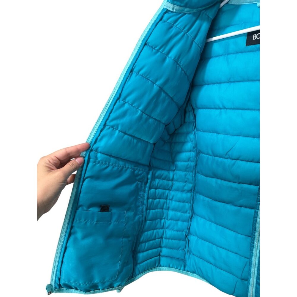 Boulder Gear Puffer Coat Jacket Women Medium Blue Winter Removable Hoodie Quilte - Picture 5 of 16